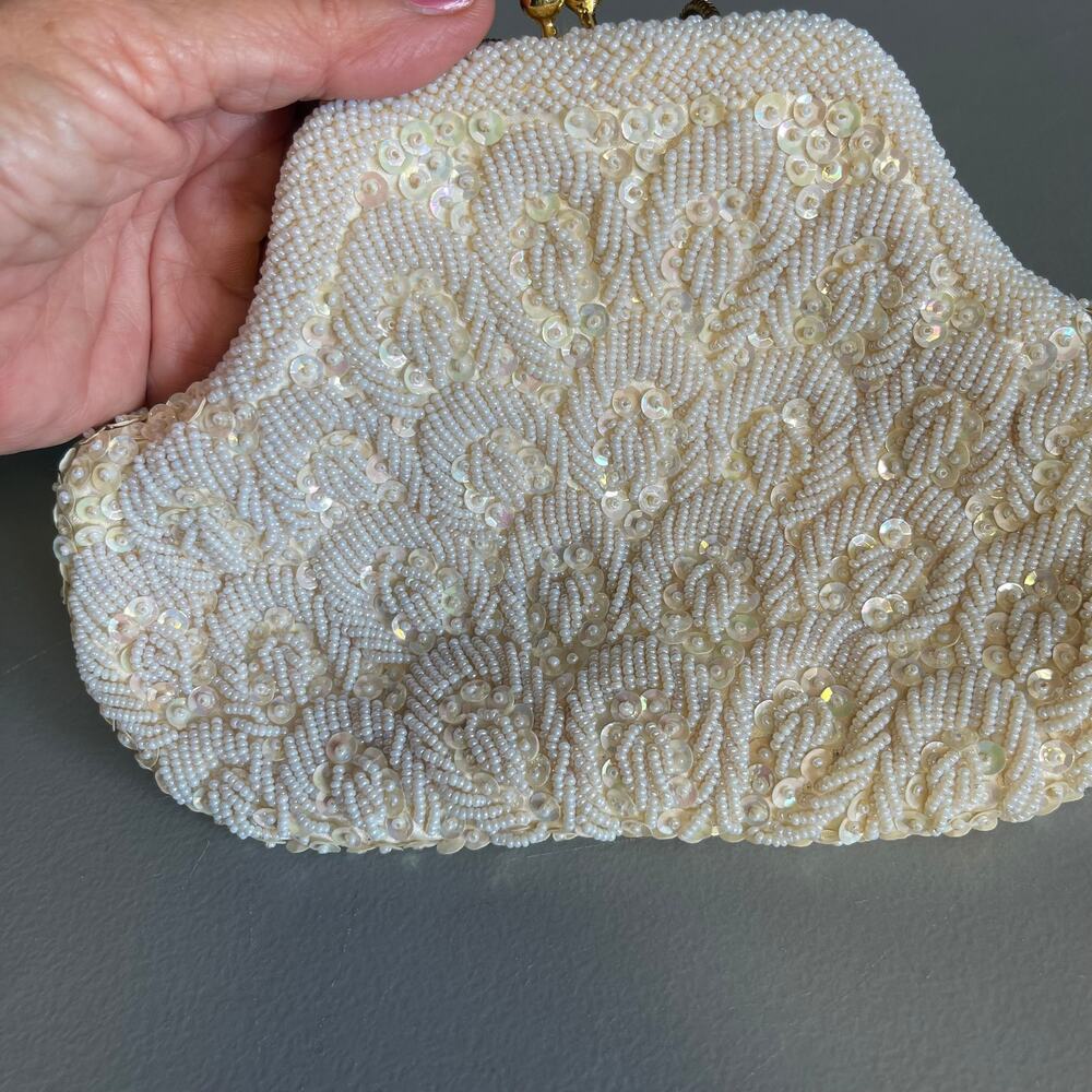 Creations by Harilela's Vintage Beaded Handbag Clutch - Picture 2 of 8